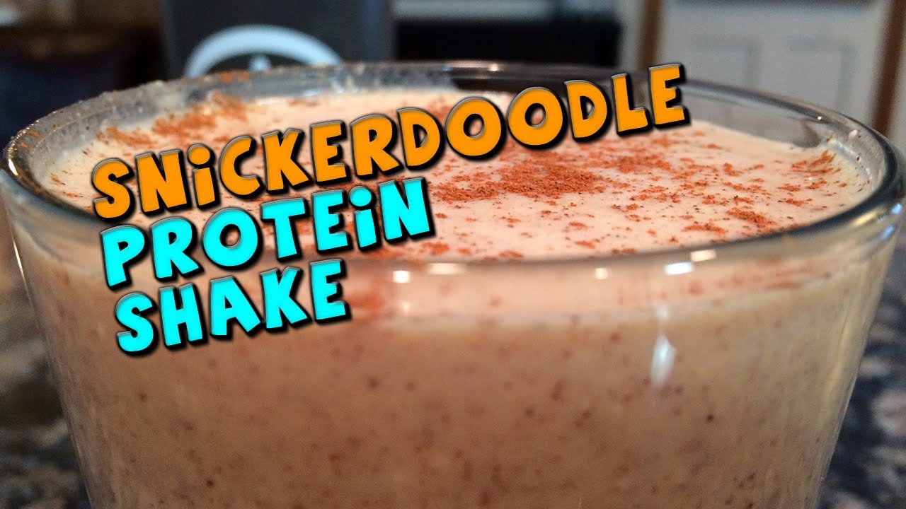 Snickerdoodle Protein Shake | Healthy Holiday Drink