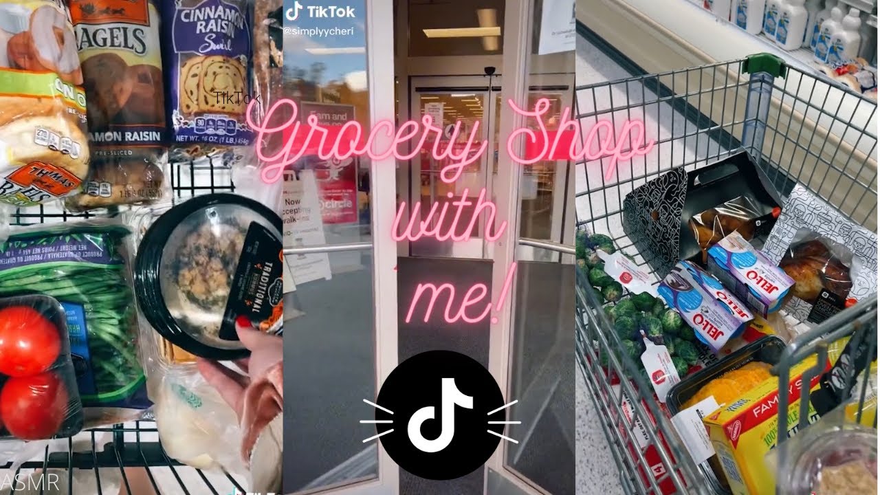 Grocery Shopping ASMR  TikTok Compilation
