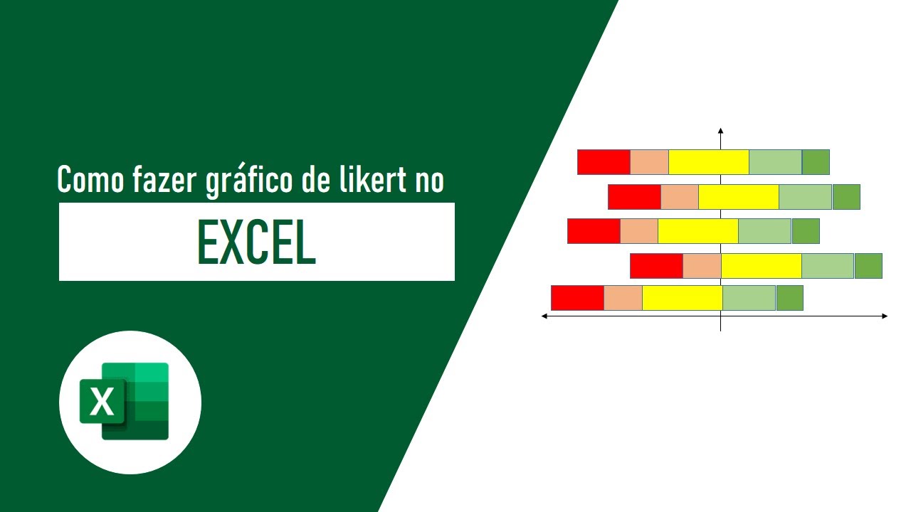 Como Fazer Gráfico de Escala de Likert no Excel