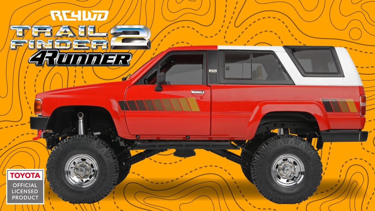 RC4WD Trail Finder 2 RTR w/ 1985 Toyota 4Runner Hard Body Set (Red)