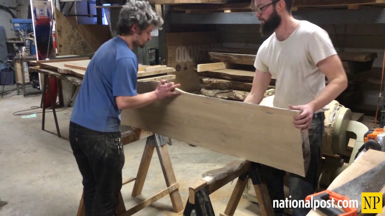 Fallen trees become sentimental furniture