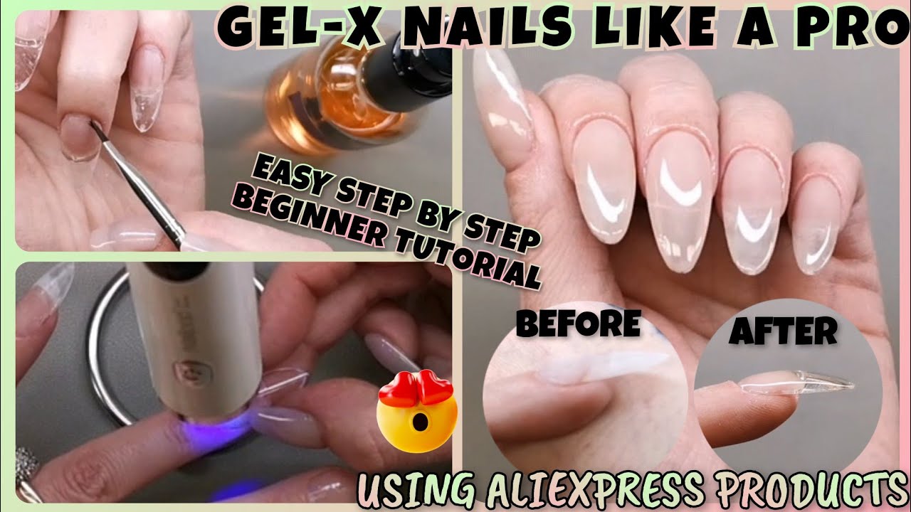 Как сделать гелевое покрытие ногтей, используя товары для ногтей с Aliexpress 💅 Полный пошаговый ...