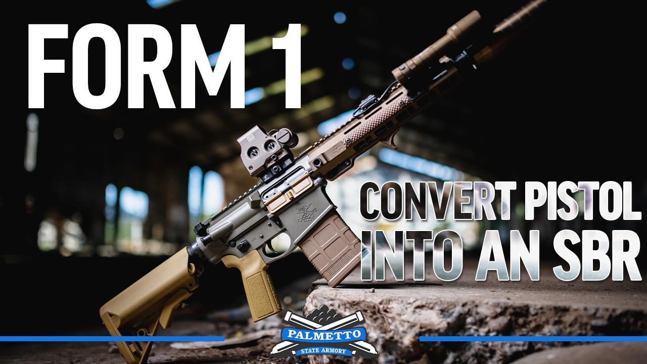 Переделка пистолета AR в короткоствольную винтовку (SBR) - Форма ATF-1 | Palmetto State Armory