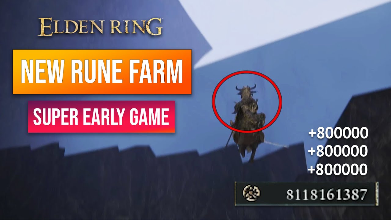 Elden Ring Early Rune Farm | New Rune Farm ! 700,000,000 Runes!