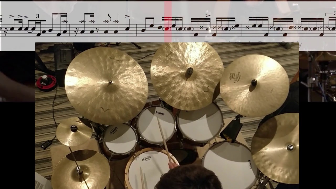 Vinnie Colaiuta drum solo cover - 'Black or White'