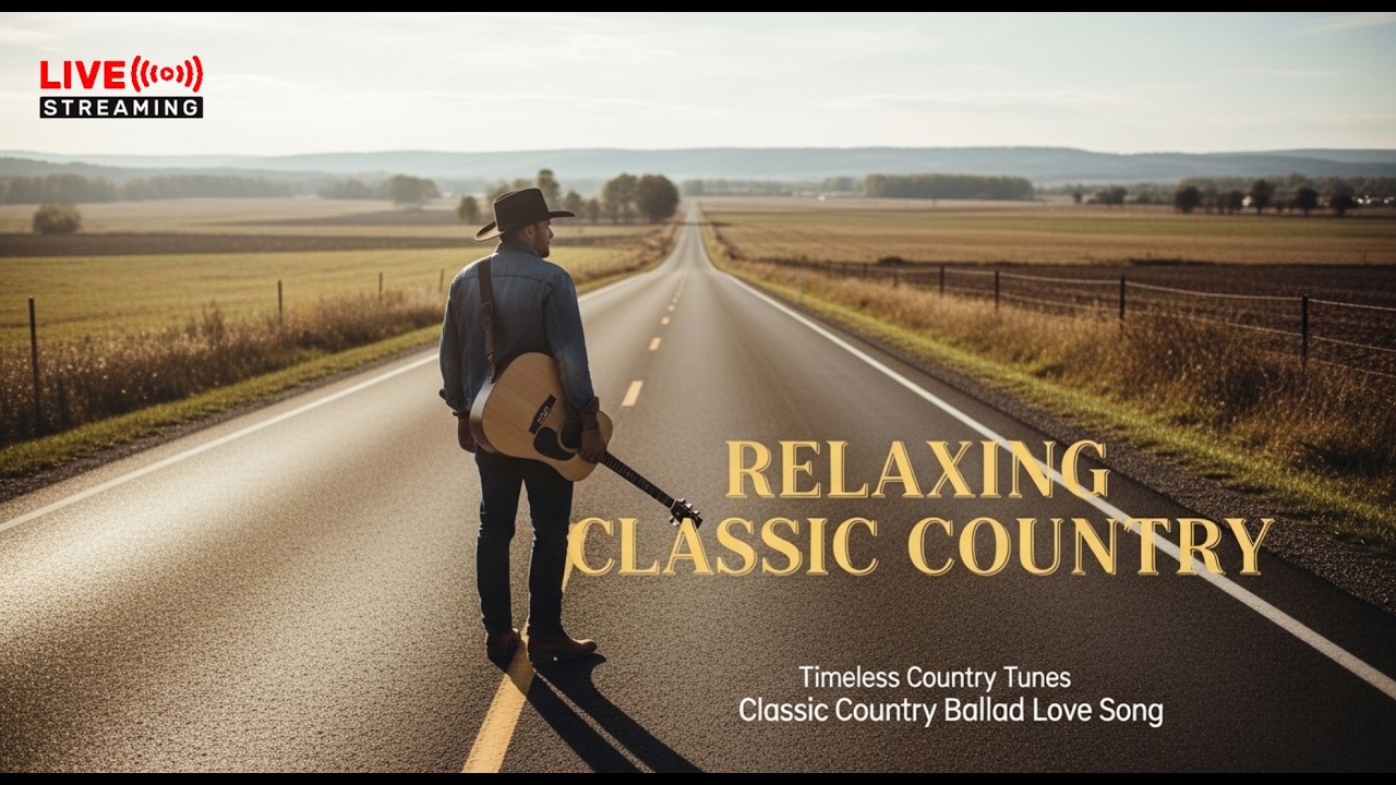 24/7 LIVE 90s Country Love Songs | Calm Acoustic Vibes