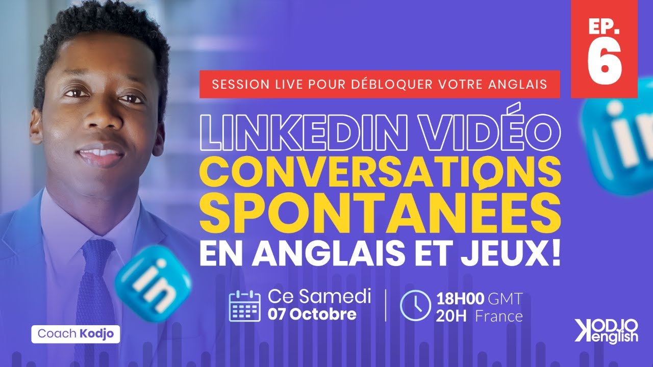 Venez parler spontanément en anglais et recevez des corrections en direct