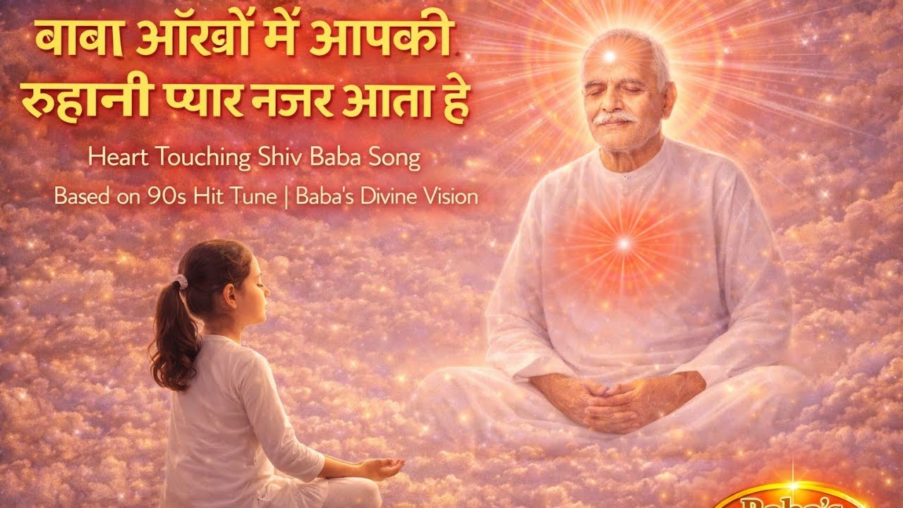 बाबा आँखों में आपकी रूहानी प्यार नज़र आता है | Heart Touching Shiv Baba Song | Baba's Divine Vision🇲🇰