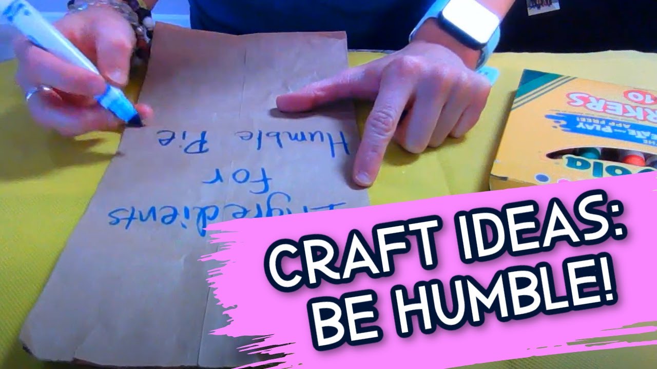 Sunday School Craft Ideas: Be Humble from Matthew 23