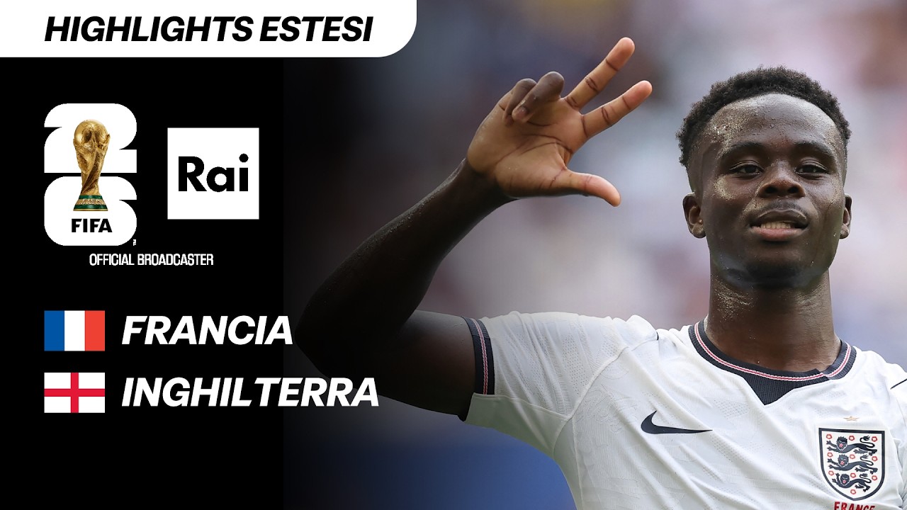 Francia - Inghilterra 4-6: Highlights Estesi | Mondiali di Calcio FIFA 2026