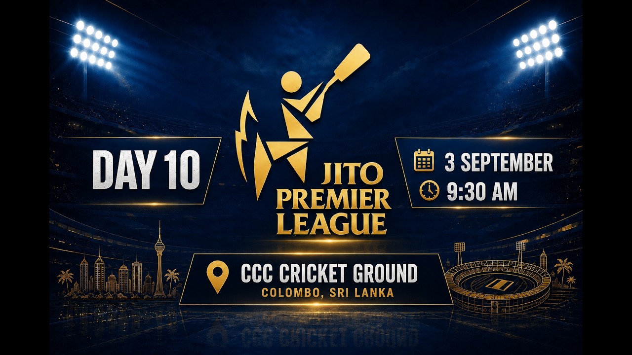 LIVE - JITO Premier League (JPL) 2026 | Day 10 | Doordarshan Sports