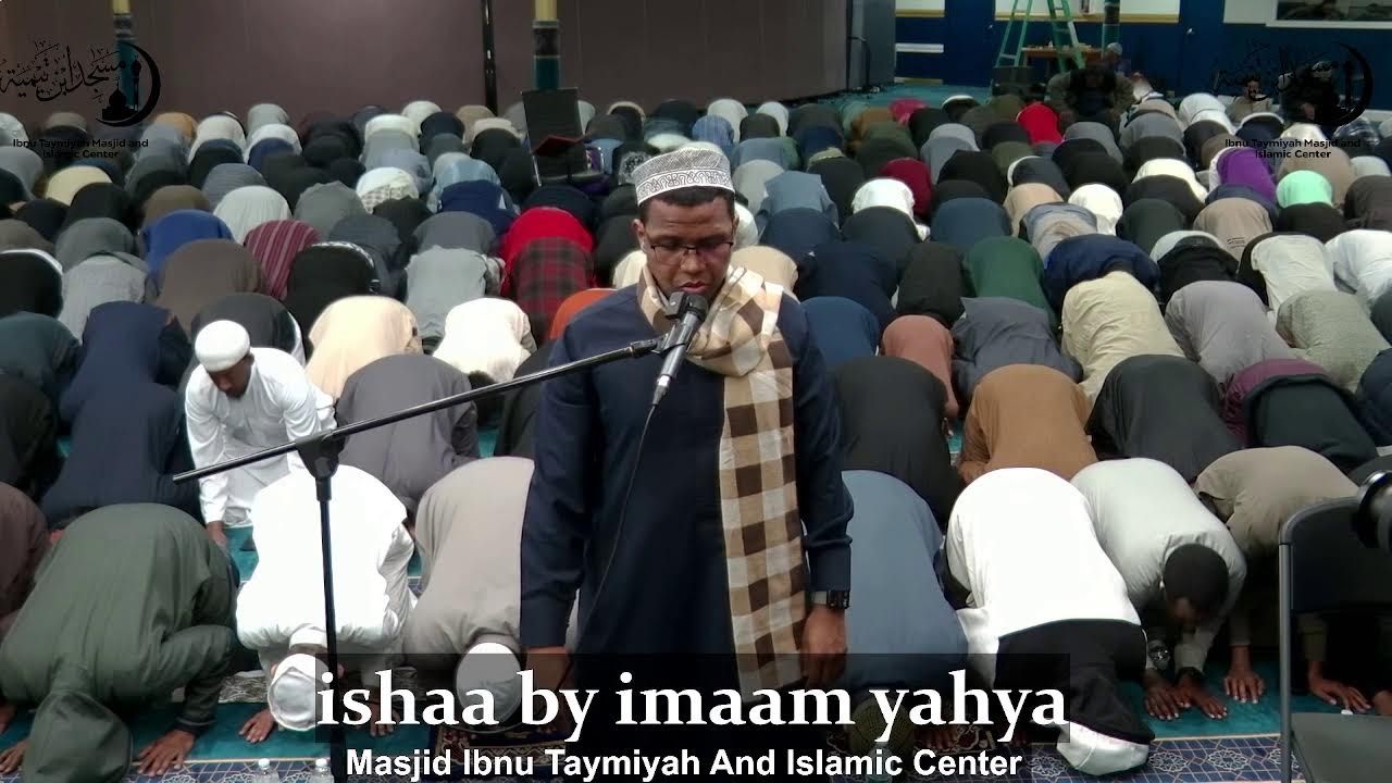 Ishaa prayer. 