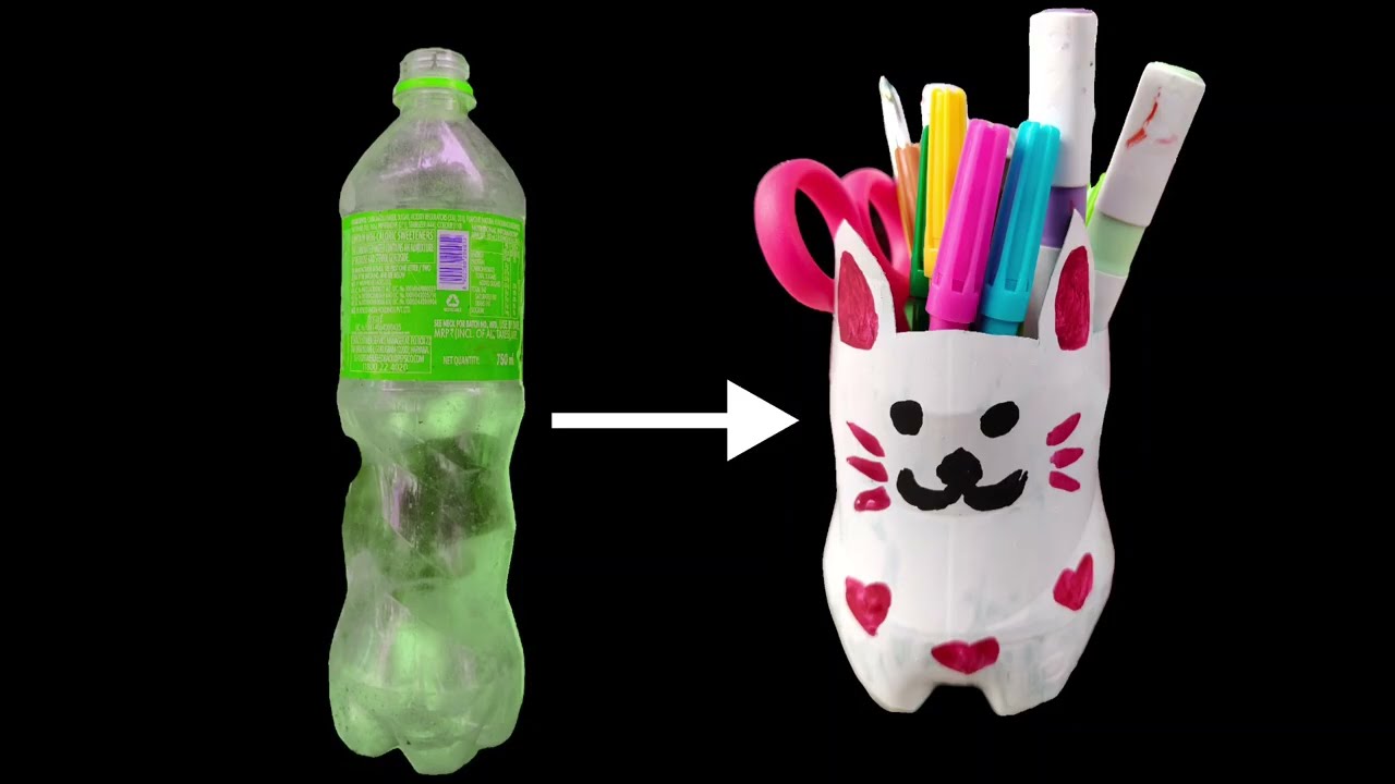 Water bottle reuse idea | waste water bottle craft | 