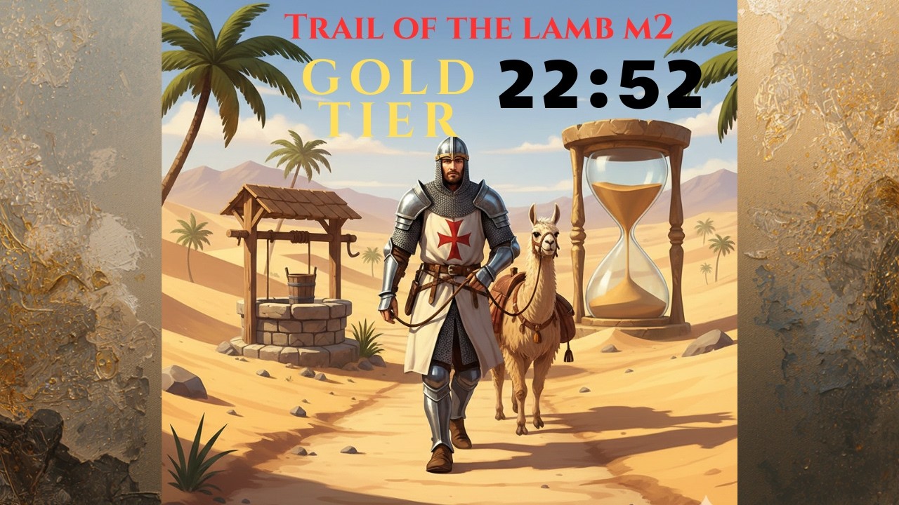 Stronghold Crusader DE – Lamb Path M2 | The Coast – GOLD Time 22:52