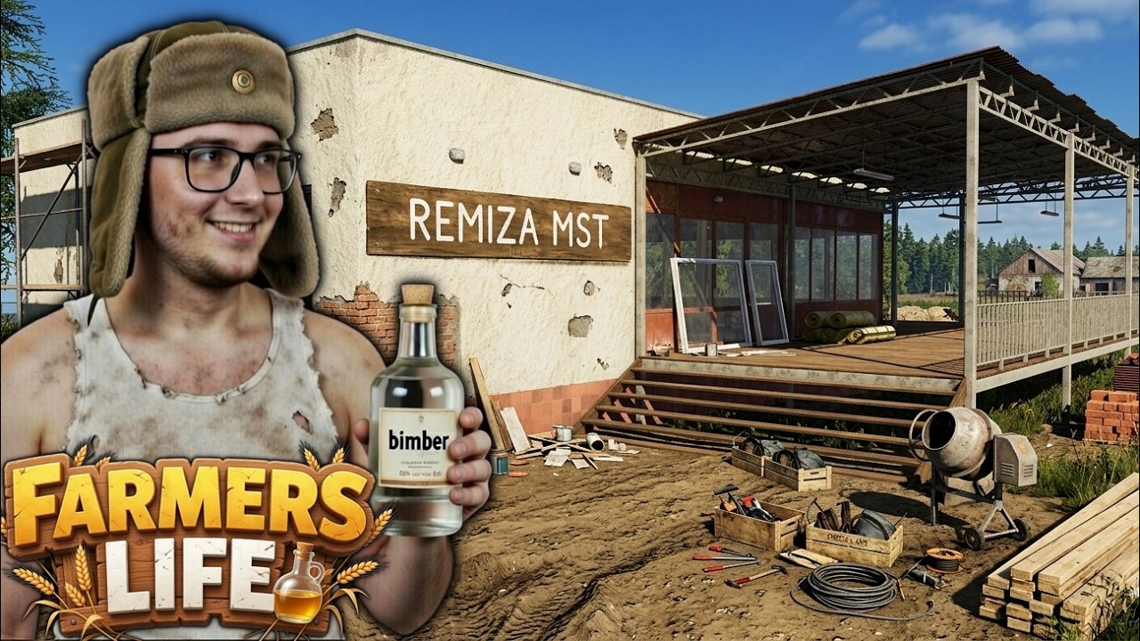Kończymy Budowę REMIZY 😁Pierwsze Meble & Nowe Misje 😮 FARMERS LIFE #73
