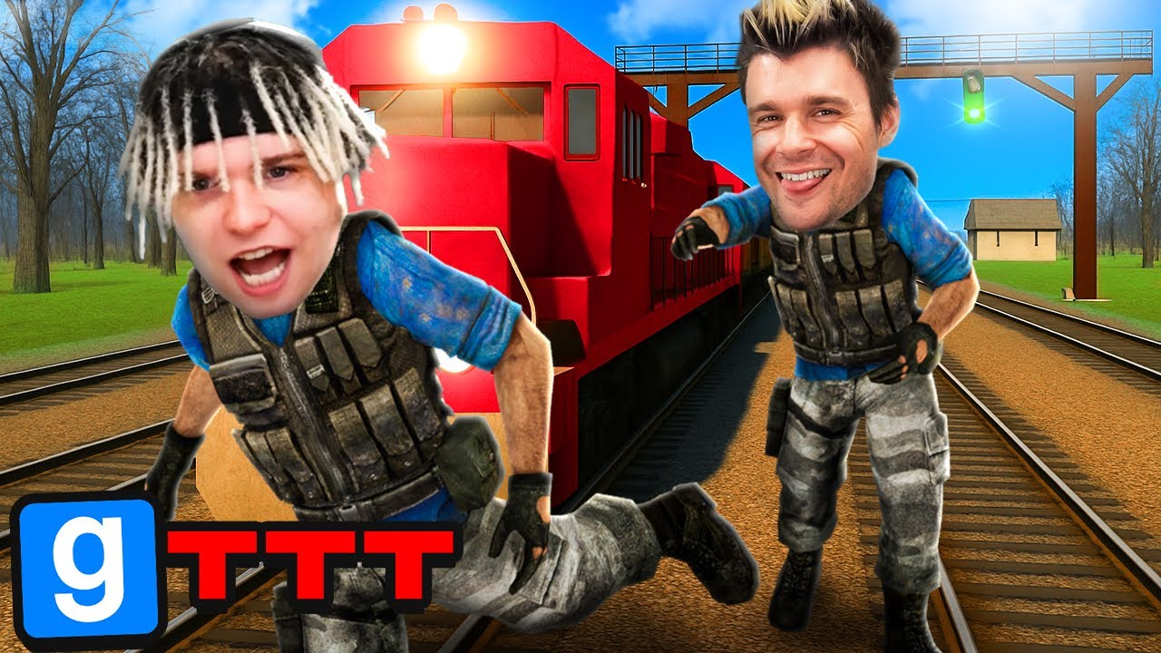 WRZUCENIE MULTIEGO POD POCIĄG PRANK XDDD w GARRY'S MOD: TTT