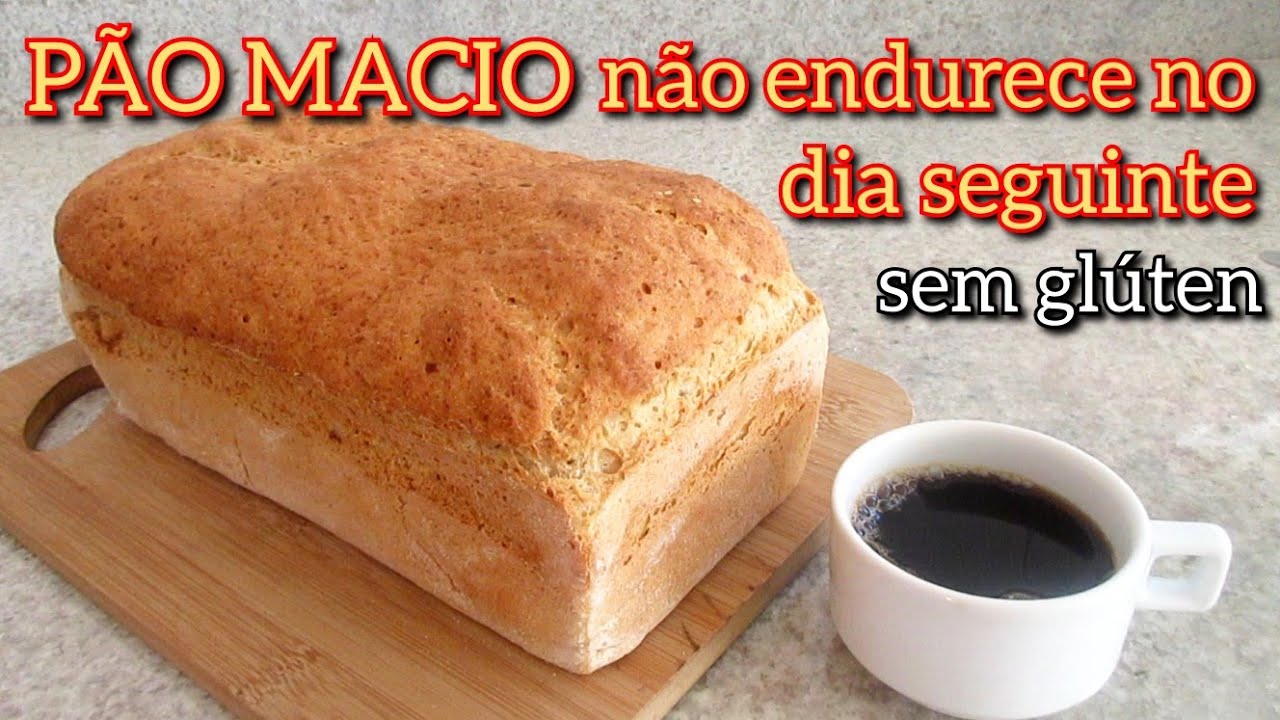 NOVIDADE! PÃO SEM GLÚTEN QUE NAO ENDURECE E CONTINUA MACIO POR MAIS TEMPO | FAÇA E VENDA
