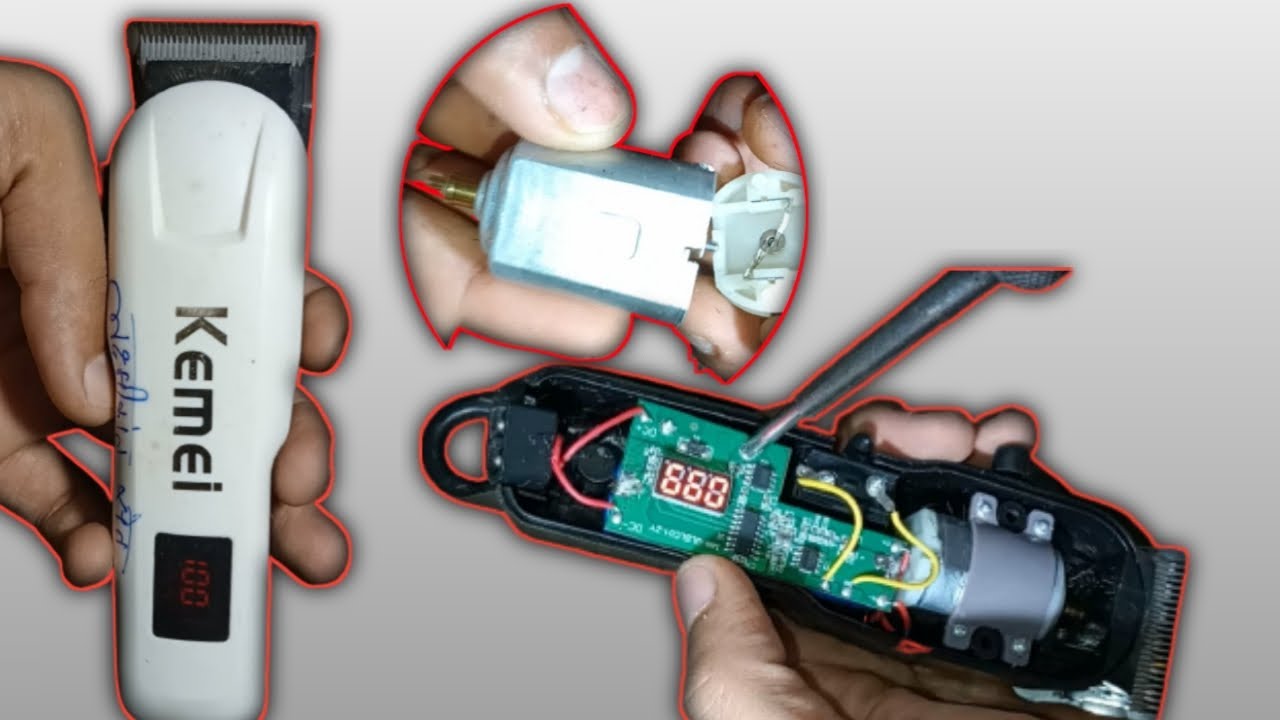 kemei trimmer motor repair kaise karna