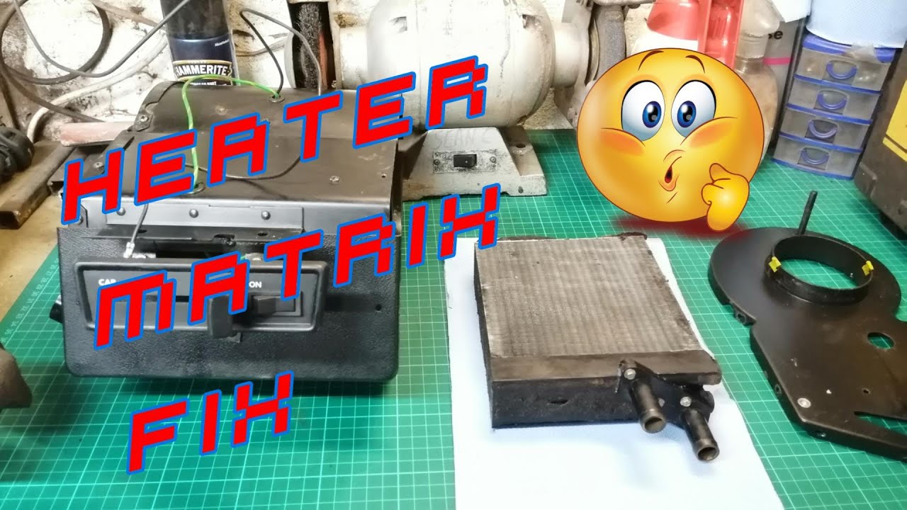 Austin mini Heater Matrix repair