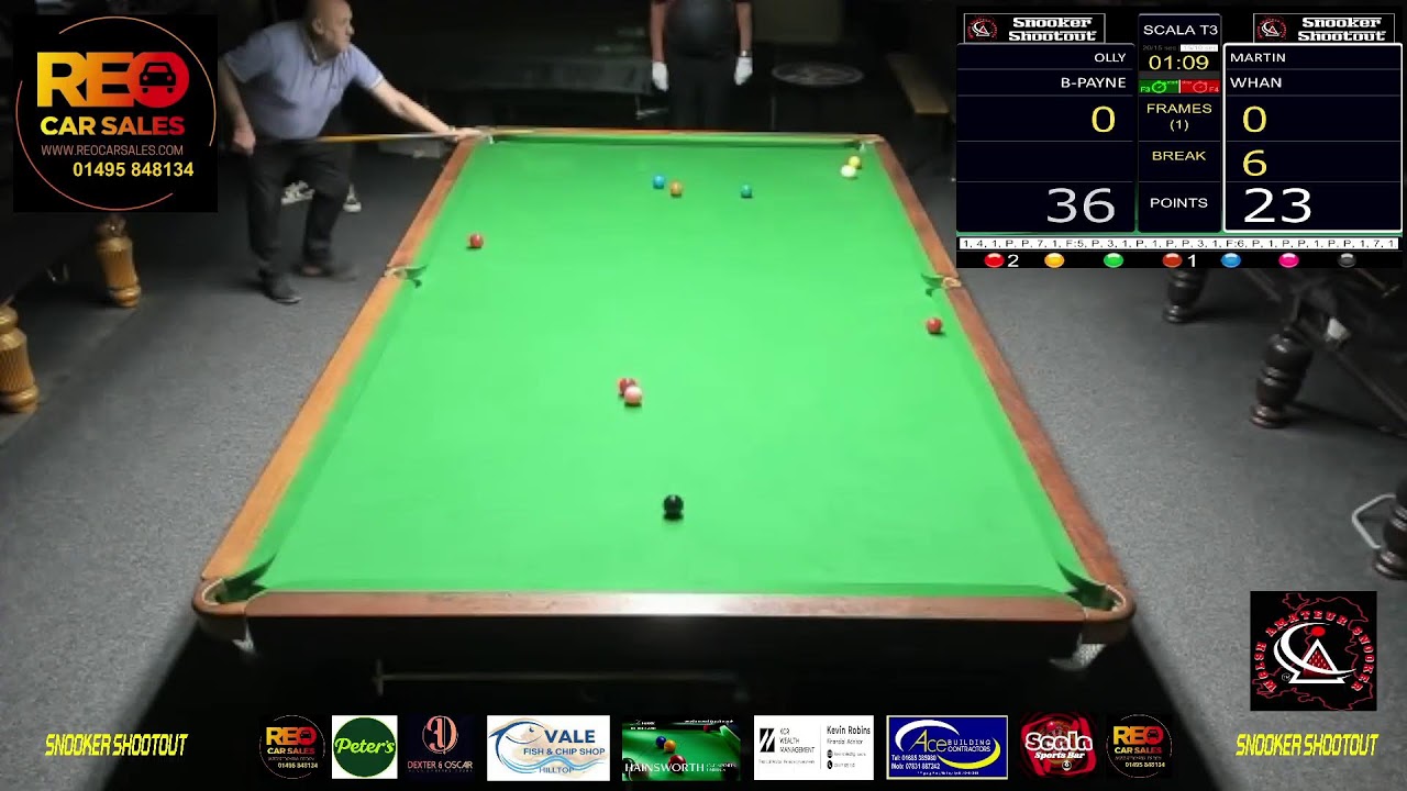 welsh Amateur Snooker  Shootout 2025  Day 1