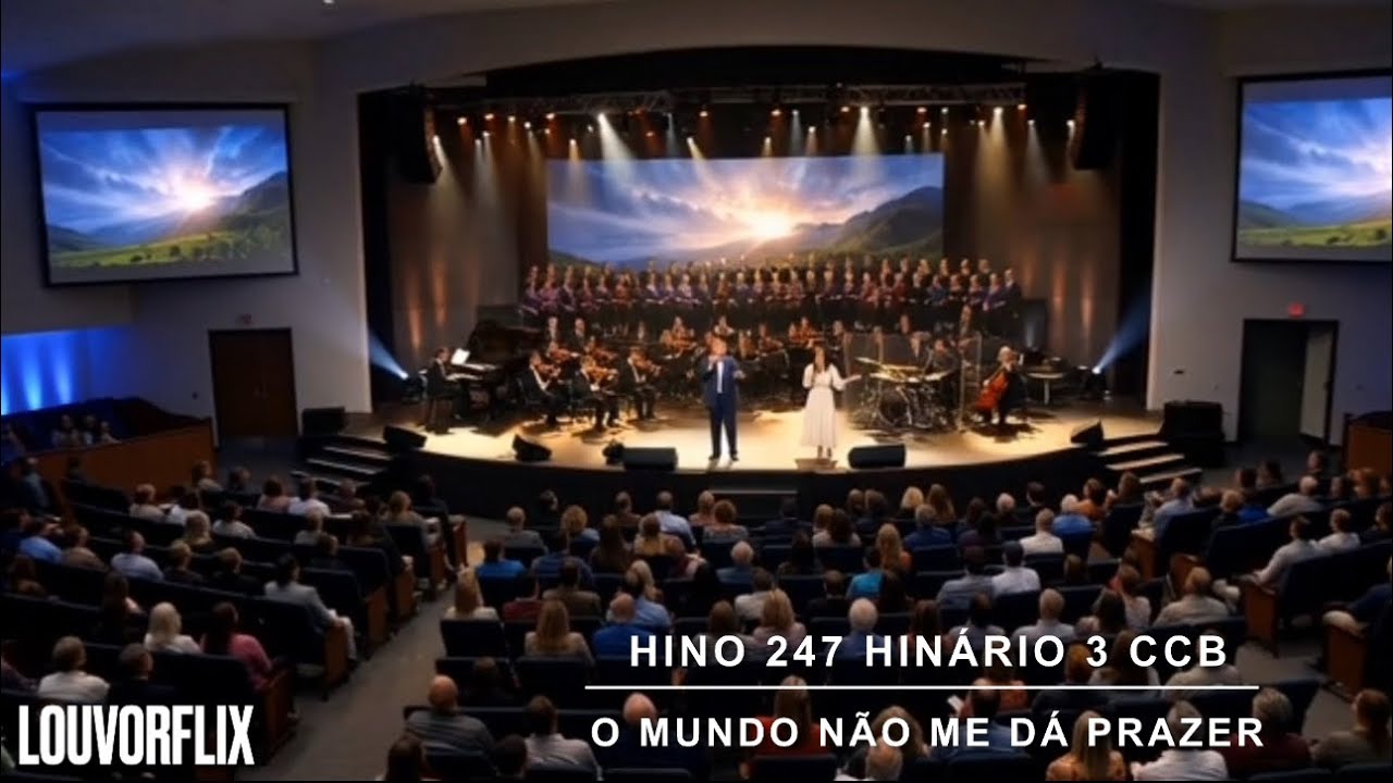 🎶 Hino 247 - O mundo não me dá prazer | Hinário 3 CCB