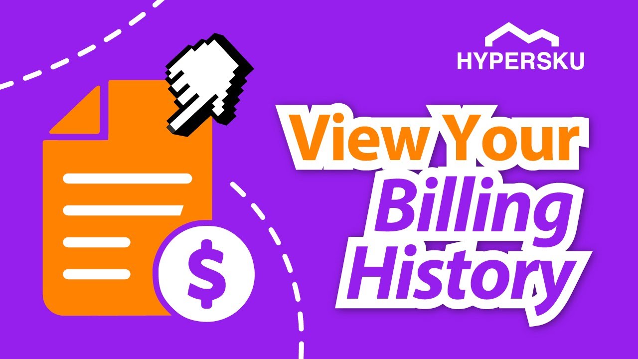 17 Checking Your Billing History on HyperSKU x264