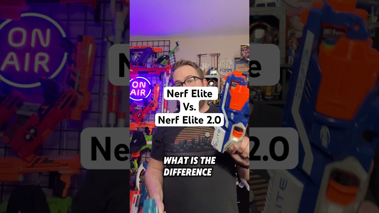 Nerf Elite Distruptor против Nerf Elite 2.0 Commander