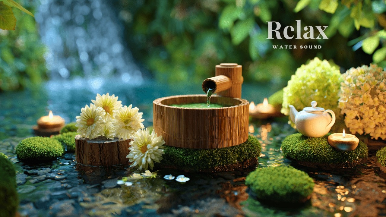 Relaxing Music Sleep and Water Sounds 🌿 Piano Music to Calm Your Mind, Deep Sleep, Stress Relief