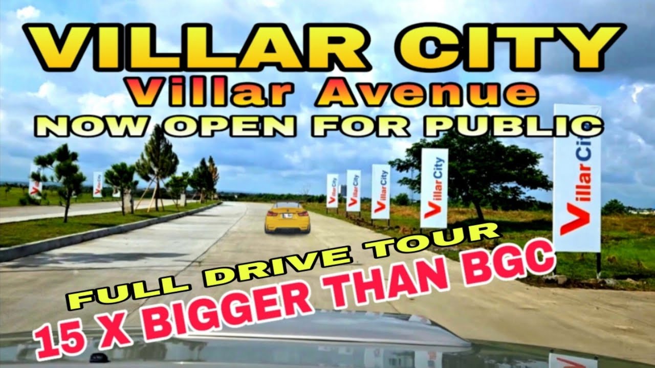 VILLAR CITY & VILLAR AVENUE IS NOW OPEN FOR PUBLIC-15 X Bigger than BGC. Full drive tour!