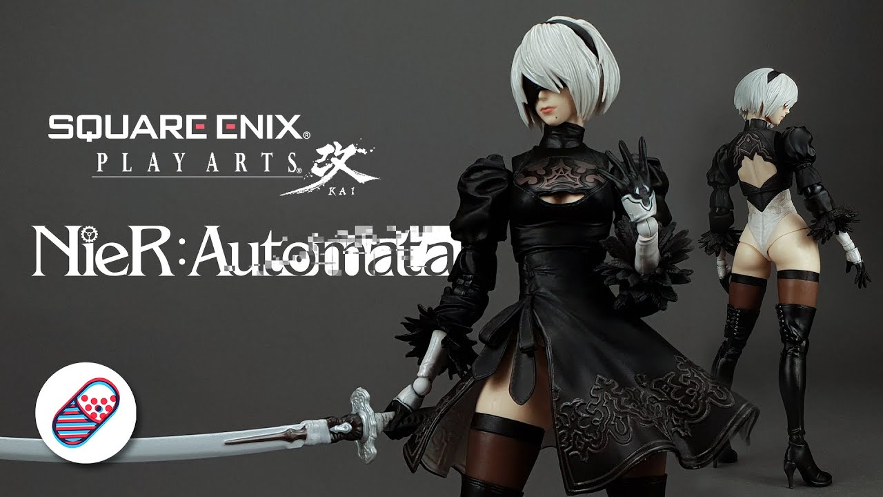 【不定時開箱】SQUARE ENIX PLAY ARTS改《尼爾：自動人形》2B 可動人偶 DX版