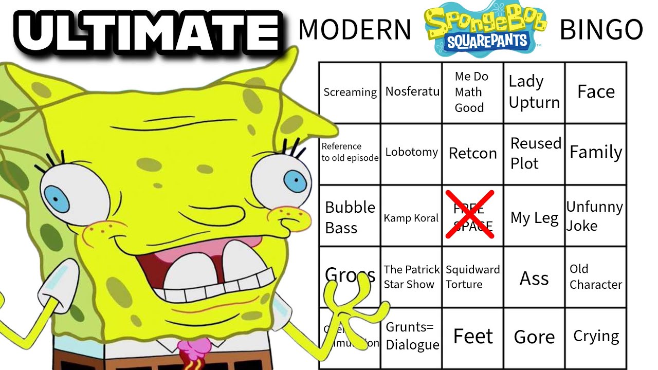 The Ultimate Modern Spongebob Bingo