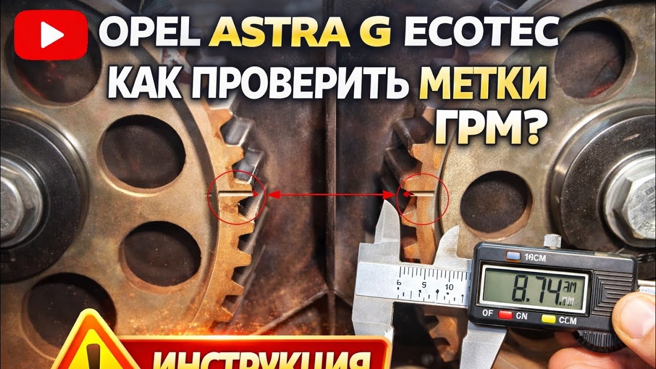 Как проверить метки на Opel Astra G- Ecotec