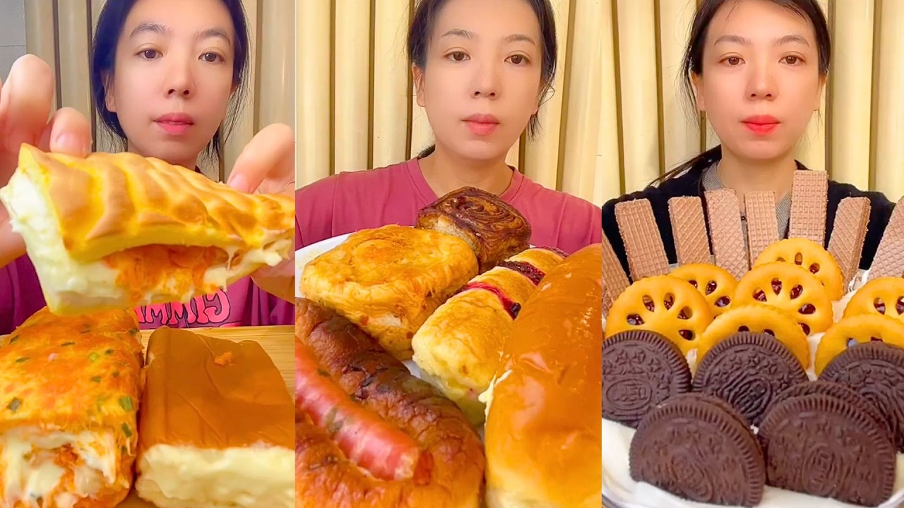 Traditional Chinese Homemade Food Eating Show | Buns Noodles & Desserts Mukbang #83