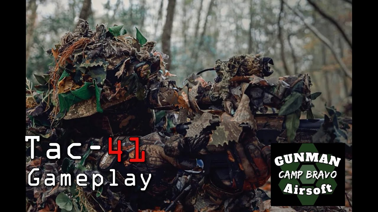 Airsoft Sniper plays at Gunman Airsoft - Camp Bravo