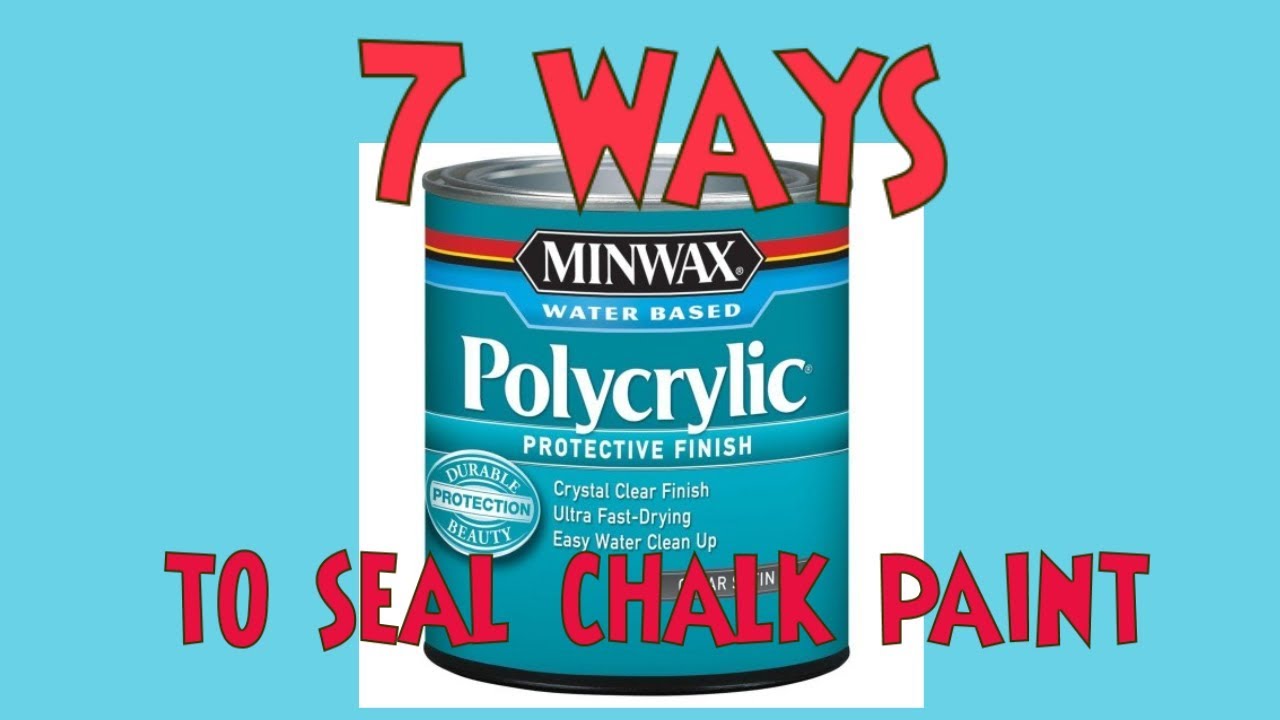 Chalk Paint Sealing HACKS! 7 Cheap & Easy Way to Seal Chalkpaint!  Wax Alternatives!