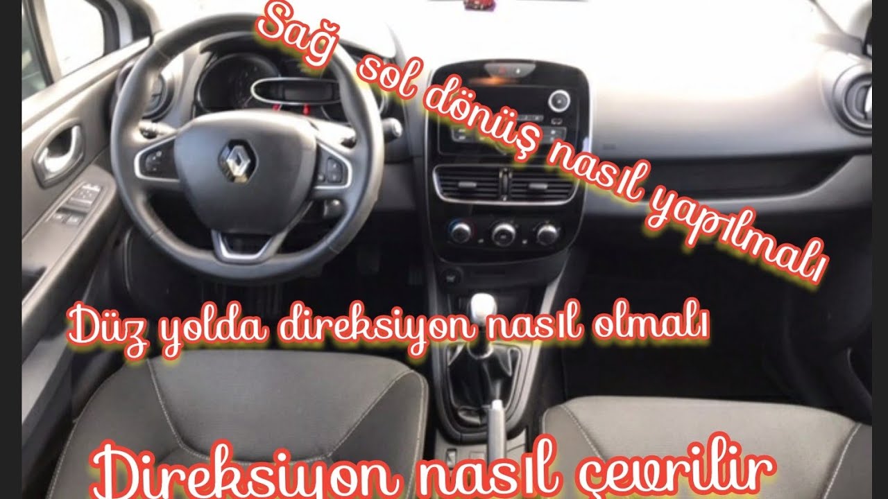 DİREKSİYON NASIL ÇEVRİLİR SAĞ SOL DÖNÜŞLER NASIL YAPMALIYIZ HİDROLİK DİREKSİYON NASIL TUTULMALI