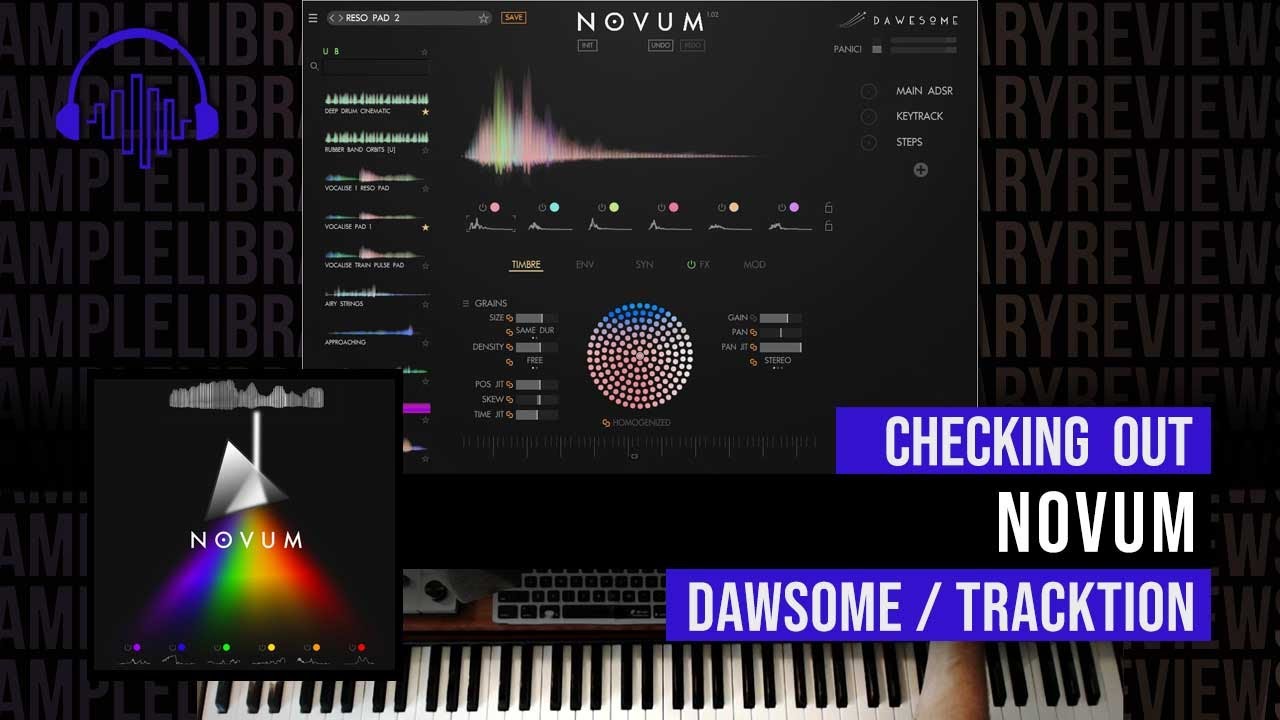 Checking Out: Novum by Dawesome / Tracktion