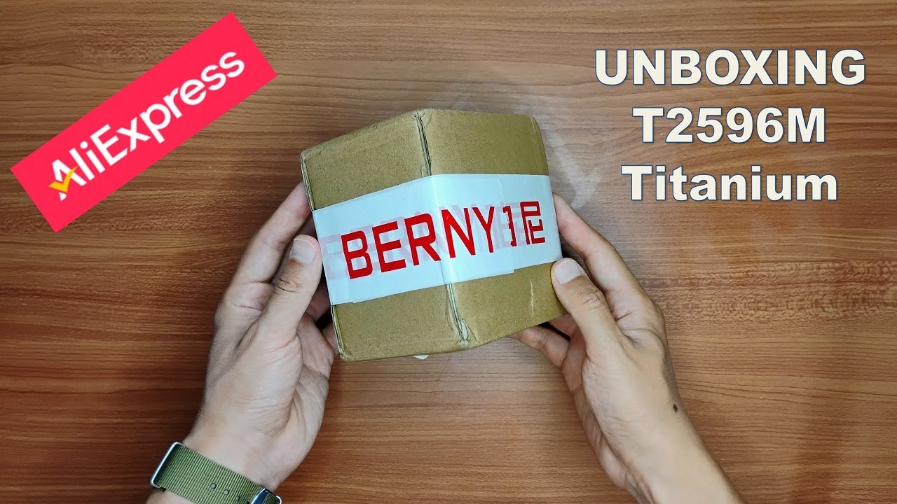 Титан по низкой цене? Часы BERNY T2596M с AliExpress | UNBOXING