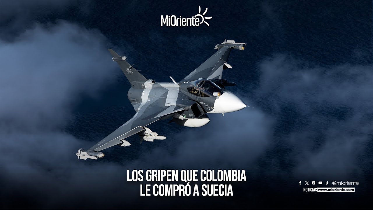 Los Gripen que Colombia le compró a Suecia