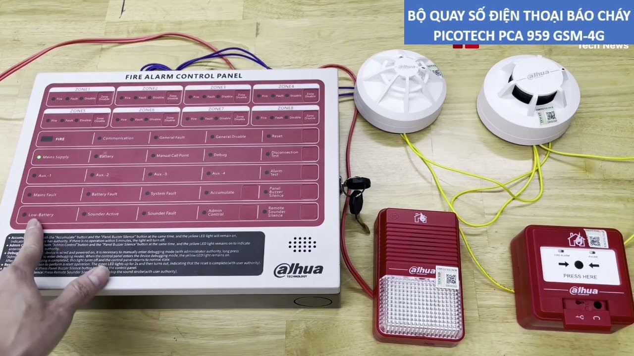Chia sẽ đấu dây báo cháy Dahua