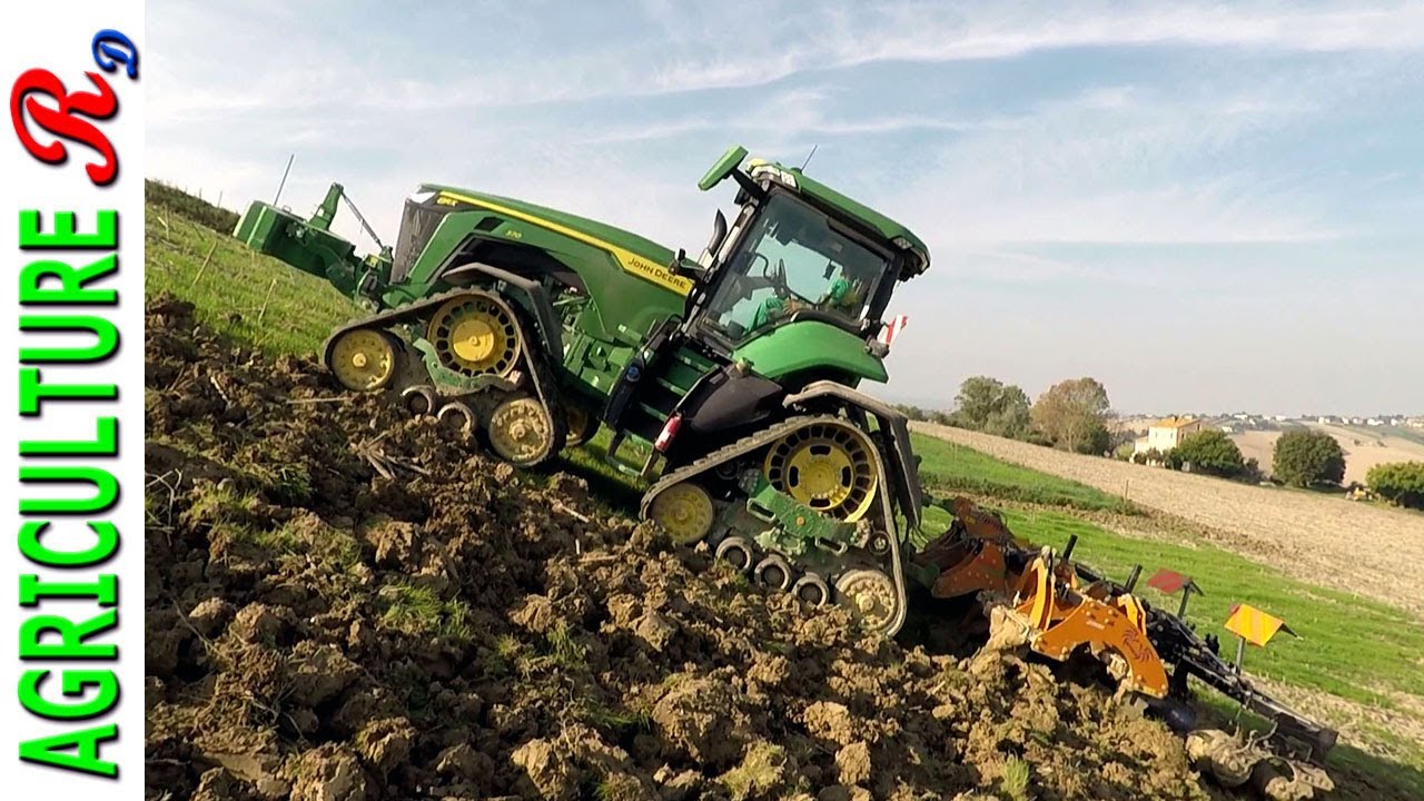 John Deere 8 RX 370 - Ripuntatore Moro Aratri Spider 9X