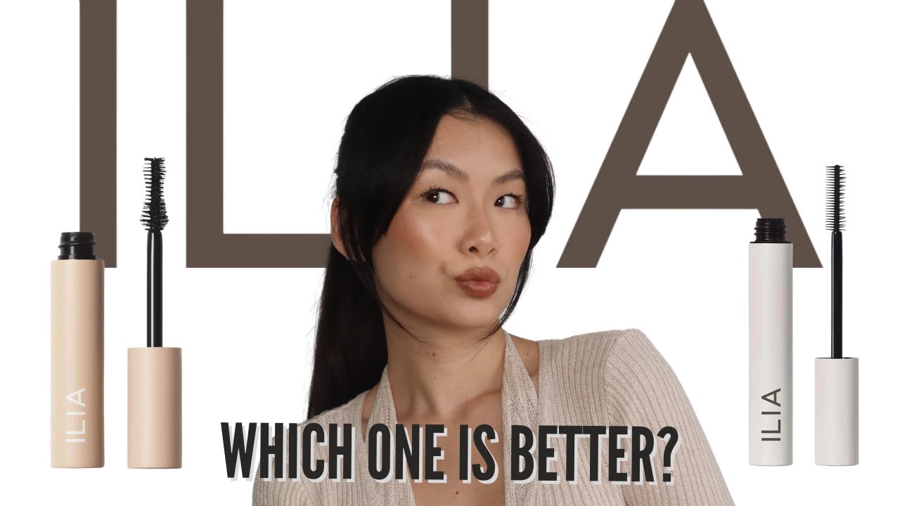 Ilia Fullest Volumizing Mascara vs. Limitless Lash Mascara Review (WEAR TEST)