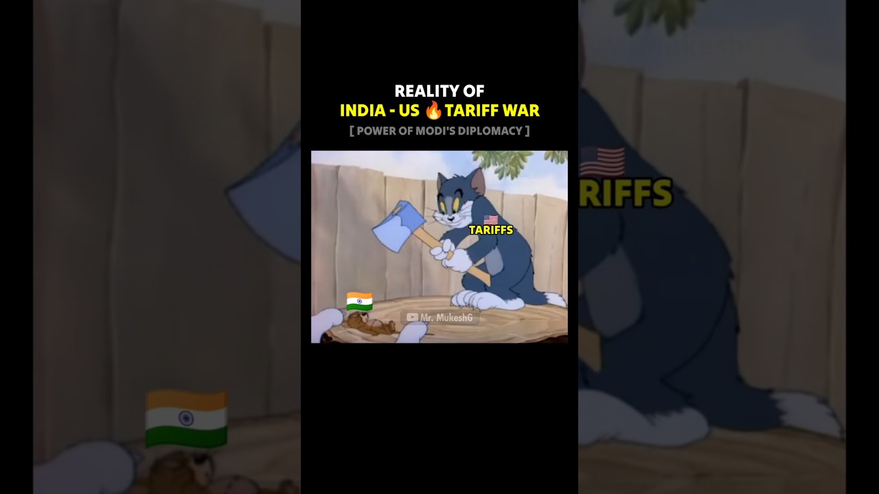 Reality of India US Tariff War 🔥 Funny Meme #tariffwar