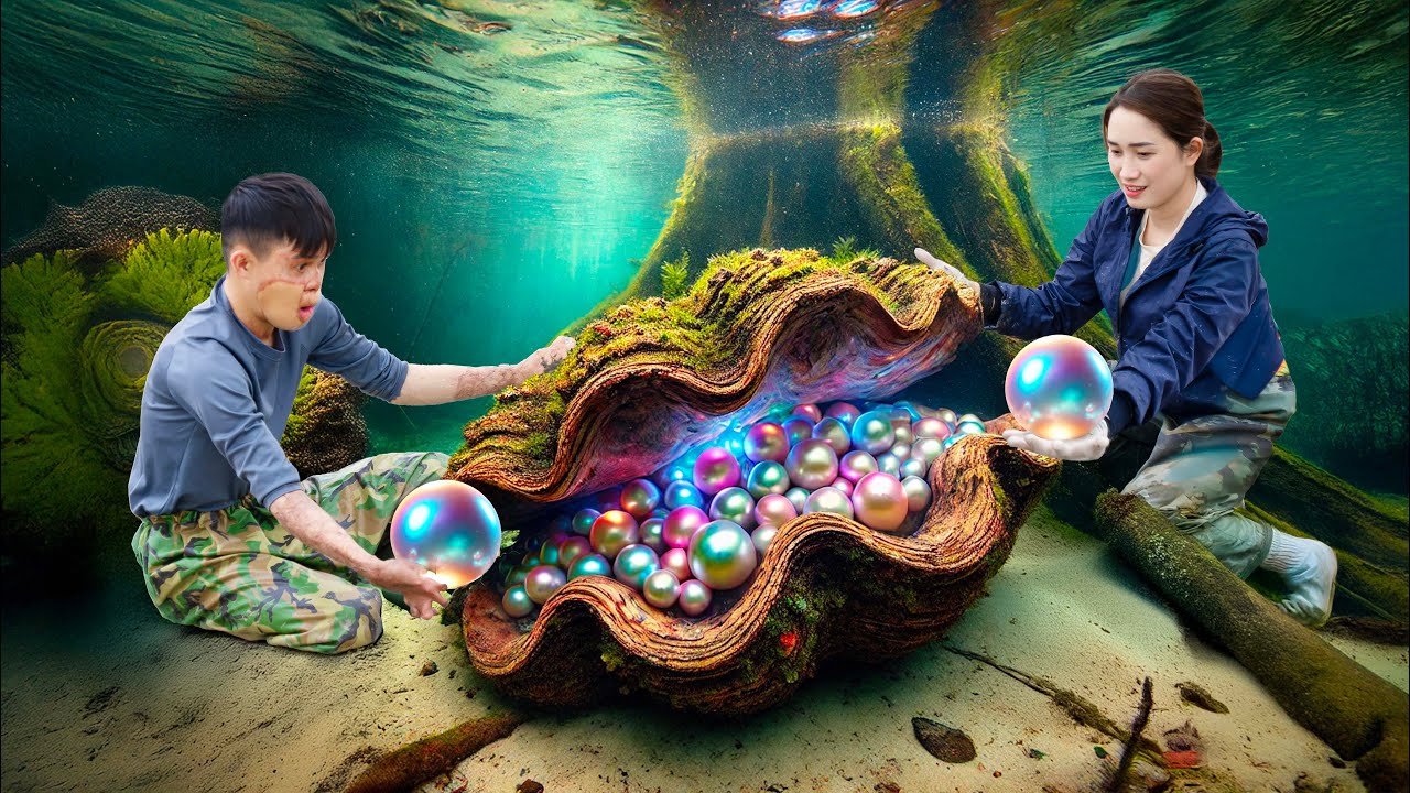 Shocking Discovery! Harvesting River Mussels Suddenly Discovers Pearls Worth Millions of Dollars