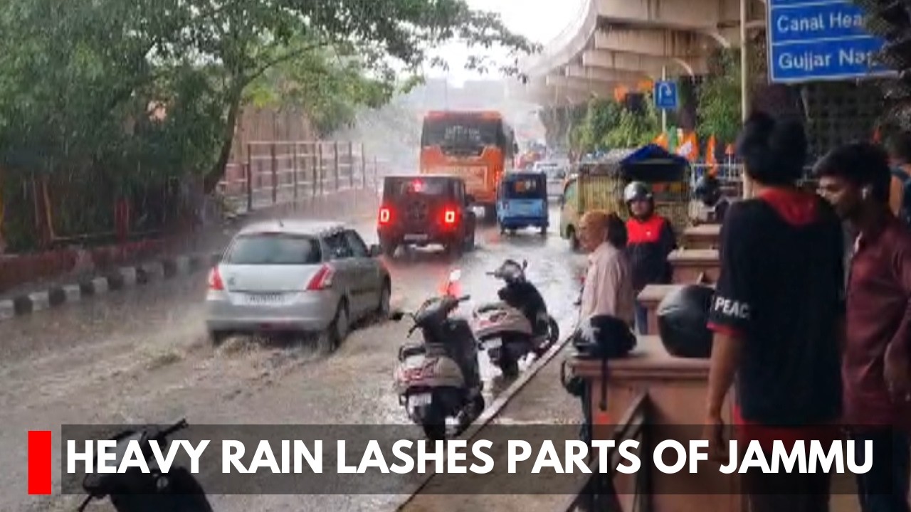 Heavy rain lashes parts of Jammu