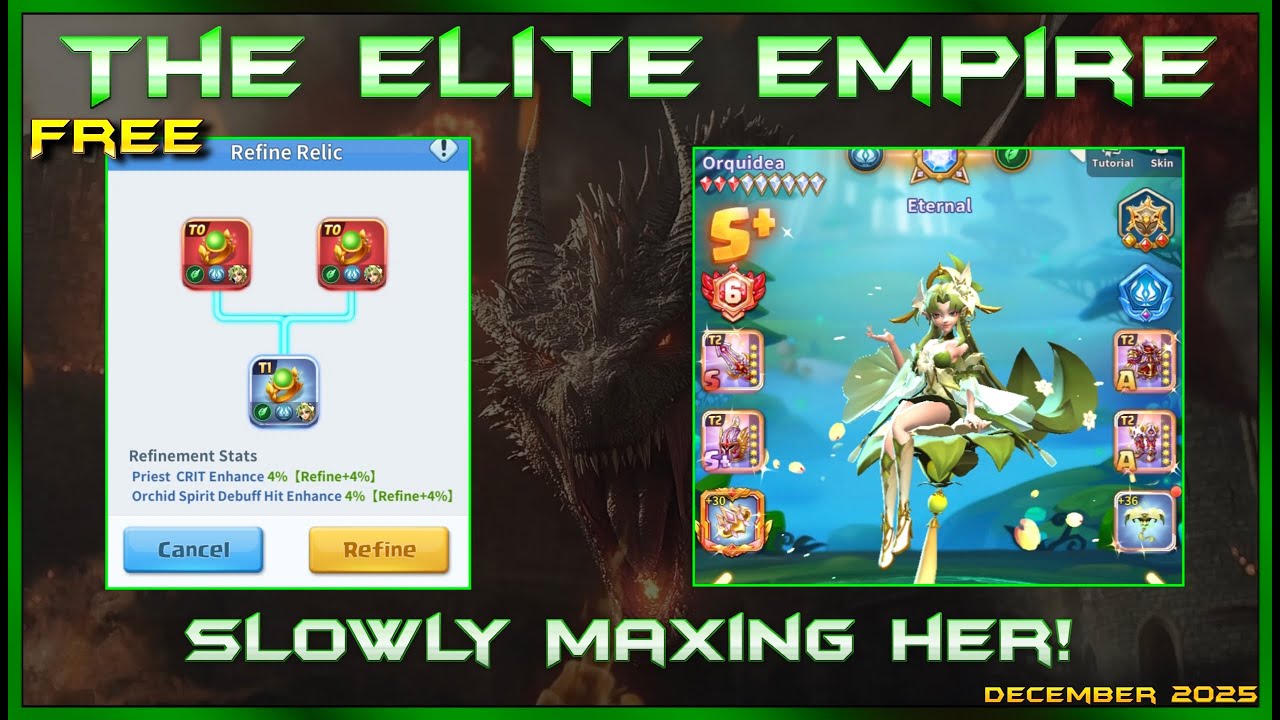 Never ignore defense! Maxing the Orchid Spirit (Free) | The Elite Empire | Ep. 48