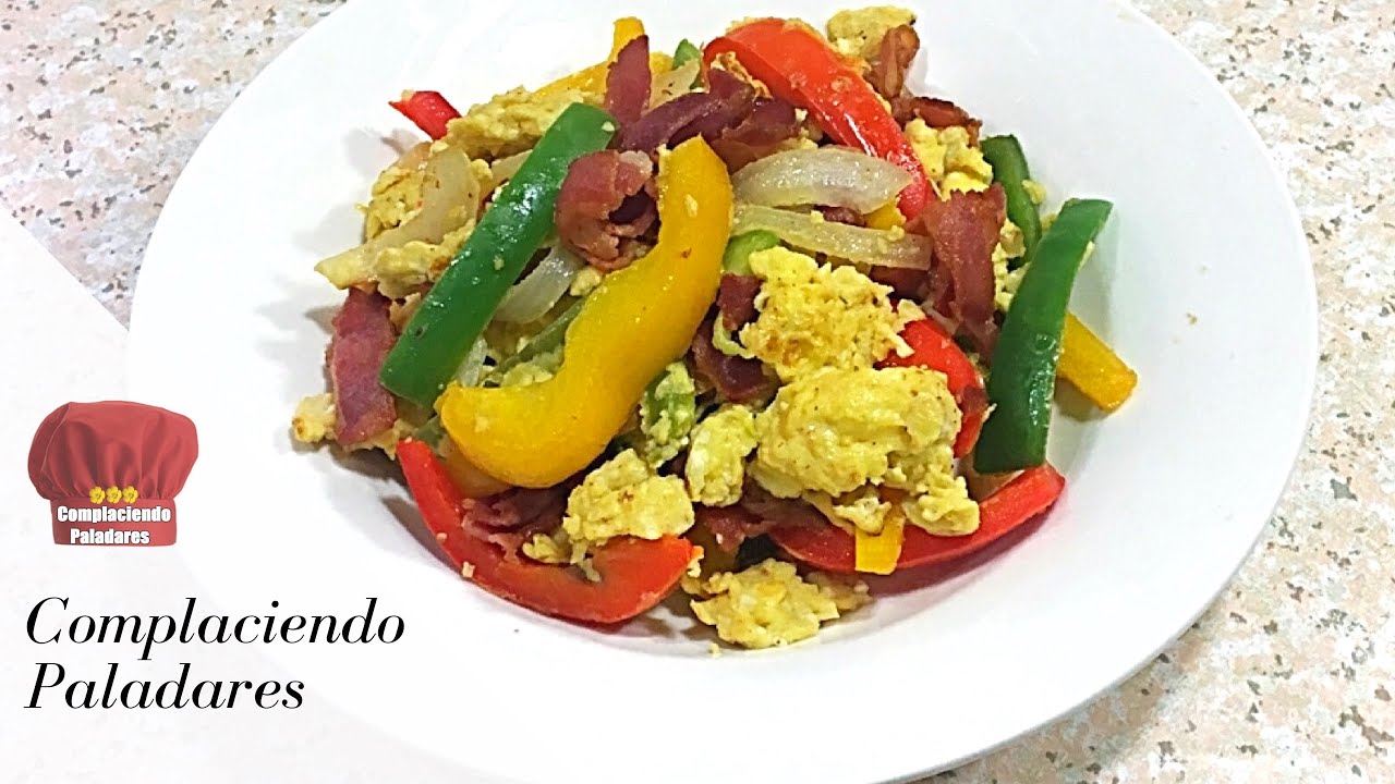 HUEVOS REVUELTOS CON PIMIENTO - COMPLACIENDO PALADARES
