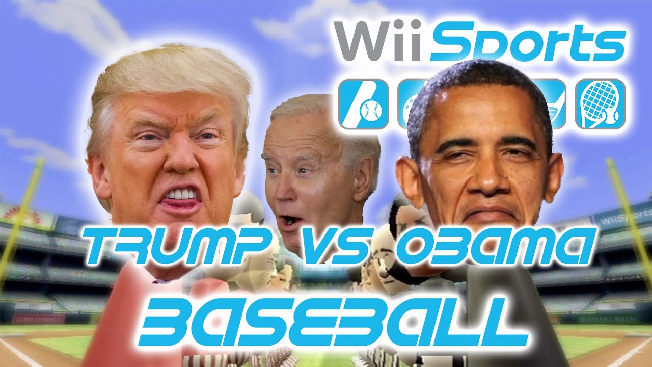 Presidents Play Wii Sports Baseball