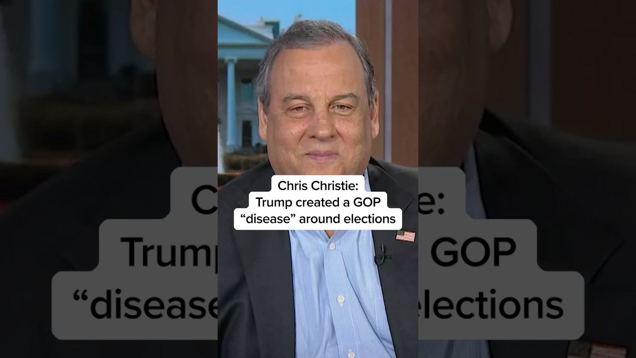 Chris Christie: Trump created a GOP 'disease' around elections