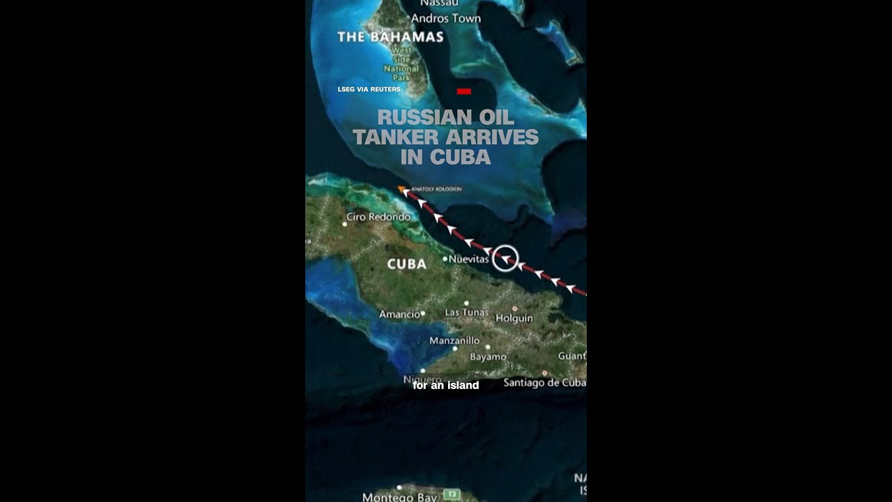Российский нефтяной танкер прибыл на Кубу.